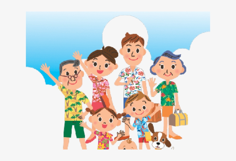 Family Summer Fun Clip Art, transparent png #481