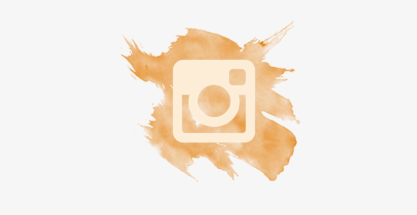 Facebook - Pinterest - Instagram - Twitter - Social Media Buttons Watercolor Png, transparent png #4854