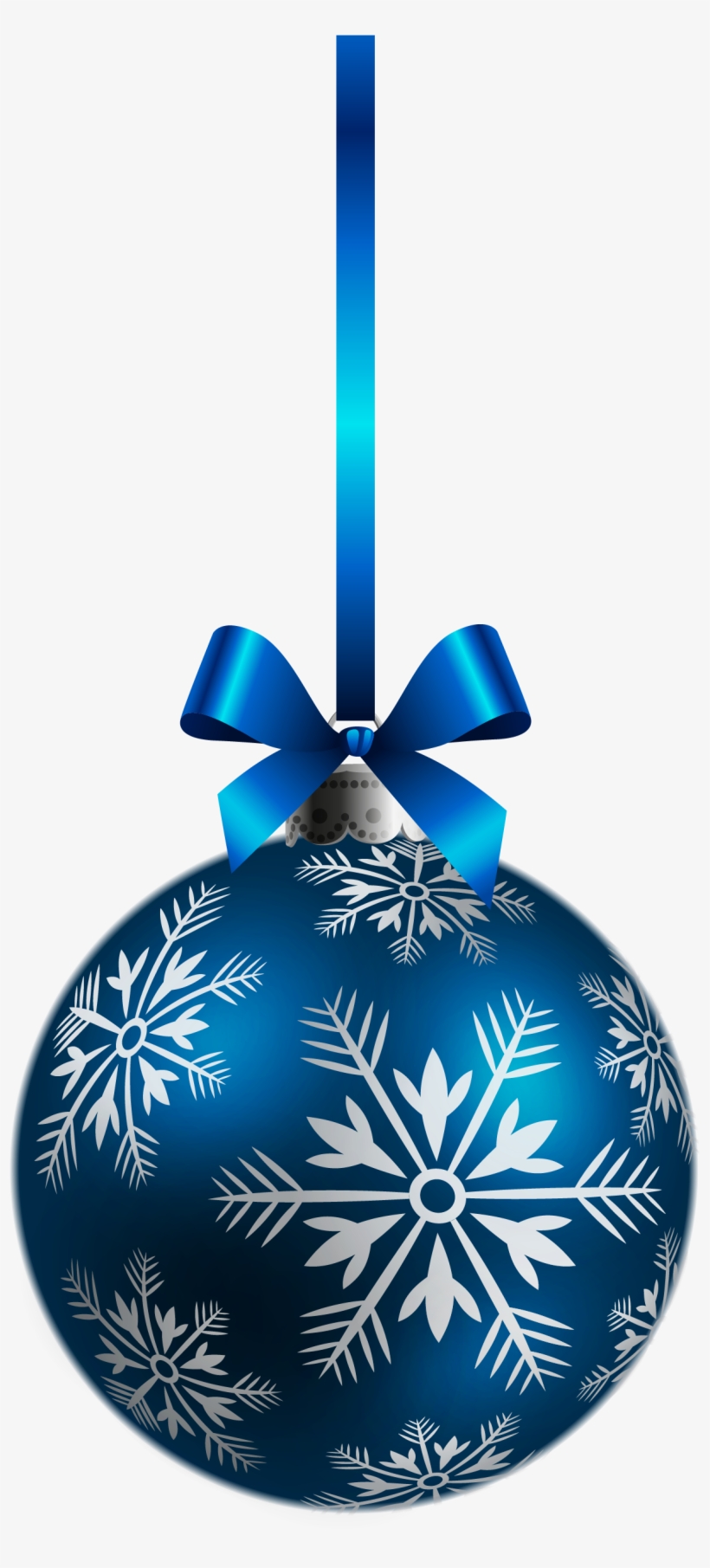 Large Transparent Blue Christmas Ball Ornament Png - Christmas Pattern Design Sofa Pillow Case, transparent png #4873