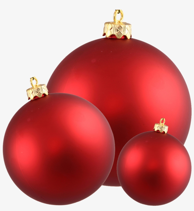 Free Ornament Clipart Desktop - 4.75 Matte Ball Uv Drilled, Set Of 4, Red, Holiday, transparent png #4898