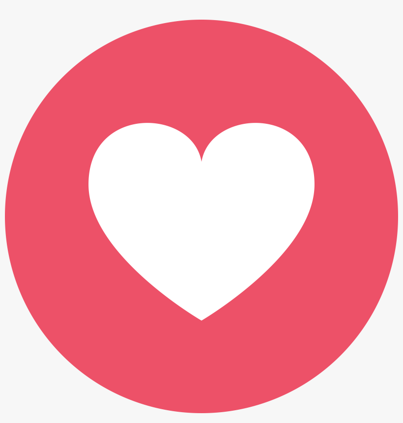 Facebook Love Logo Png Transparent - Facebook Love Icon Png, transparent png #4958