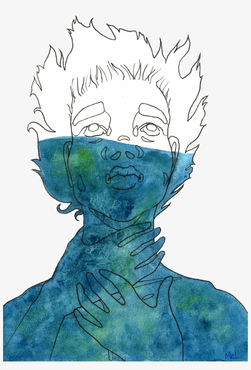 Watercolor On Paper For More Mel Lapiseiro's Arts, - Sketch, transparent png #5035