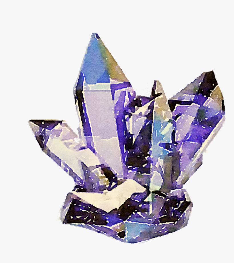 Free Cyrstals Crystal Watercolor Png By Anjelakbm-da4b14g - Crystal Methodology, transparent png #5059
