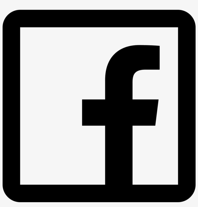 Facebook Logo Black And White Transparent Png