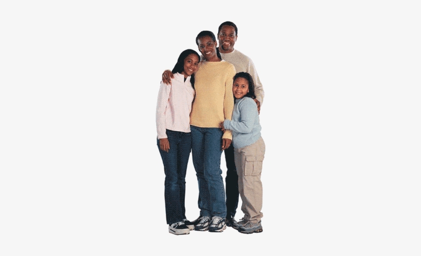 Black Teen With Family, transparent png #508