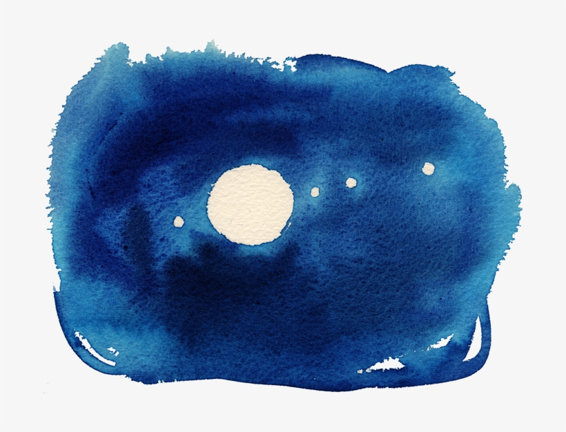 Transparent Watercolor Sky - Moon And Stars Watercolor Png, transparent png #5177