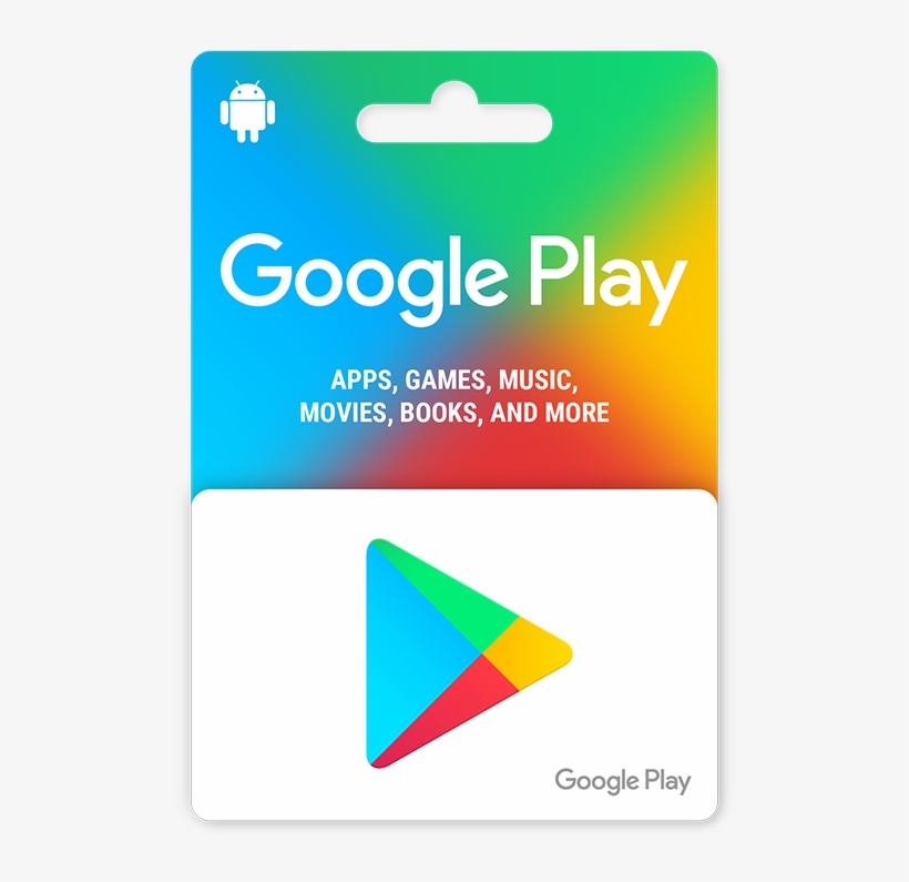 Google Play Gift Cards - Google Play Gift Card, transparent png #5222