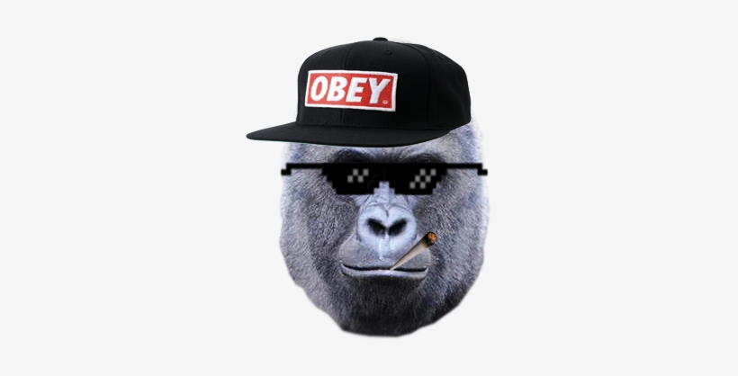Mlg Memes Png - Unwelcomegreetings Harambe The Gorilla Mask By Rapmasks, transparent png #5247