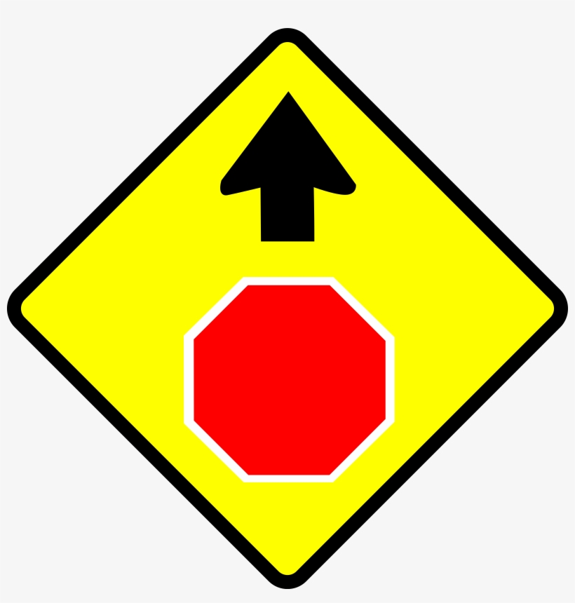 This Free Icons Png Design Of Caution-stop Sign, transparent png #5344