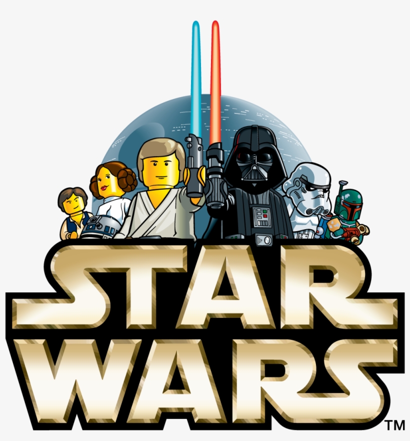 Lego Star Wars Classic Logo - Lego Star Wars Logo, transparent png #5500
