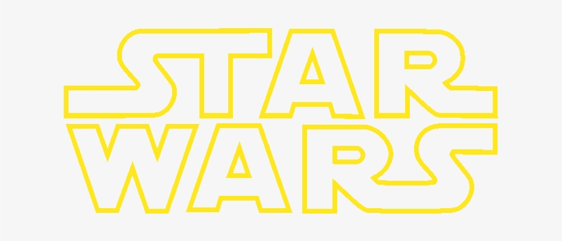 Star Wars Logo - Star Wars Logo Outline, transparent png #5542