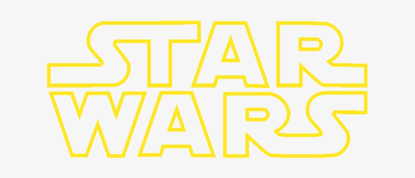 Star Wars Logo - Star Wars Logo Outline, transparent png #5542