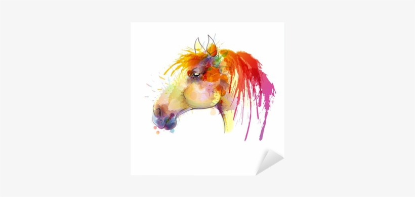 Fondo De Caballo De Colores, transparent png #5565
