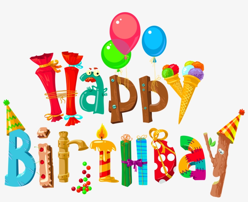 Funny Happy Birthday Clipart Image - Happy Birthday Funny Clipart, transparent png #563