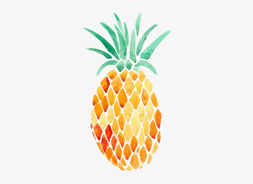 Transparent Pineapple My Edit Pineapple Watercolor, - Transparent Pineapple, transparent png #5728