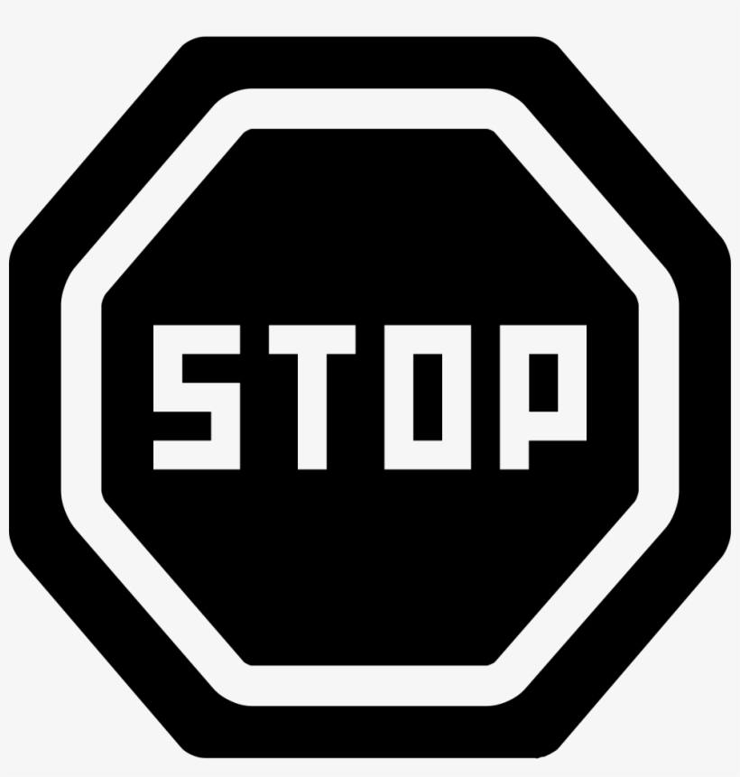 Stop Sign - - Traffic Sign, transparent png #5776