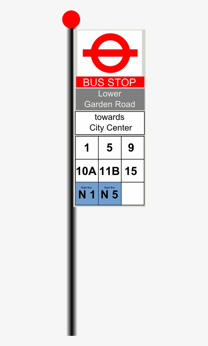 Stop Clipart Transparent Png - London Bus Stop Sign Png, transparent png #5806