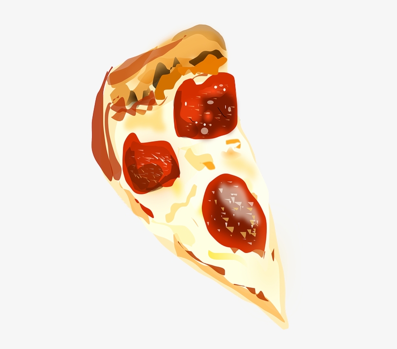 Free Vector Graphic - Slice Of Pizza Transparent Background, transparent png #5824