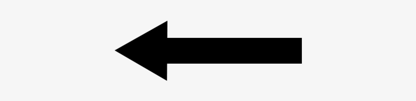 Left Black Arrow Png - Sign, transparent png #5826
