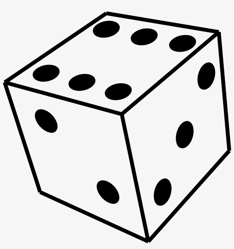 732 Unicorn Dice Coloring Page for Kindergarten