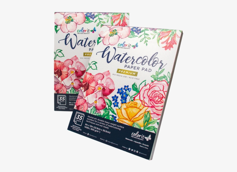 Watercolor Paper Pads 9"x12\ - Watercolor Painting, transparent png #5879