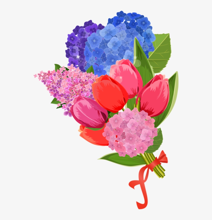 Fleurs Tube Flowers Png Pinterest Clip Art - Flower, transparent png #5883