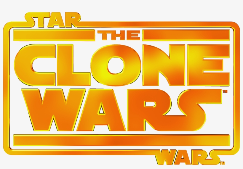 The Clone Wars Logo - Star Wars The Clone Wars, transparent png #6012