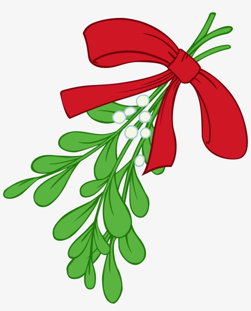 Mistletoe By Somepony On Deviantart Clipart Transparent - Mistletoe Clipart Free, transparent png #6160