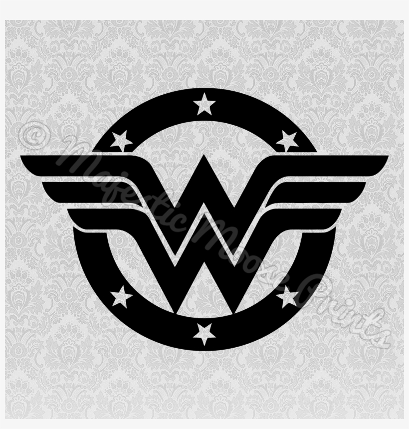 Download Outline Wonder Woman Logo Svg