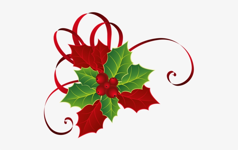Christmas Red Green Mistletoe Png Picture - Mistletoe Png, transparent png #6216
