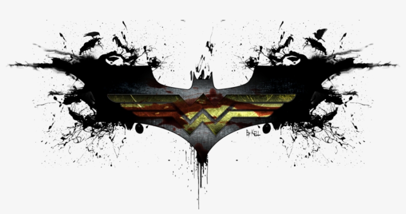 Deviantart Is The World's Largest Online Social Community - Batman And Wonder Woman Logo, transparent png #6477