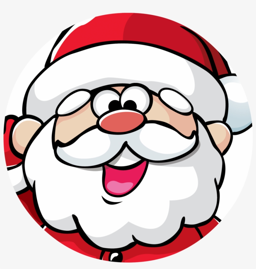 Christmas Santa Face Transparent Background Png - Christmas Day, transparent png #6527