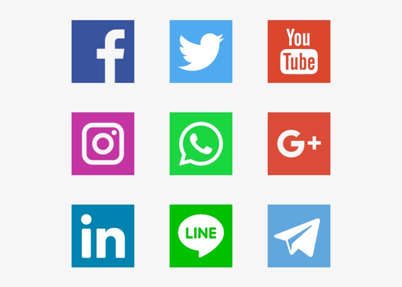 Social Networks Logos - Social Networking Website Logo, transparent png #6550
