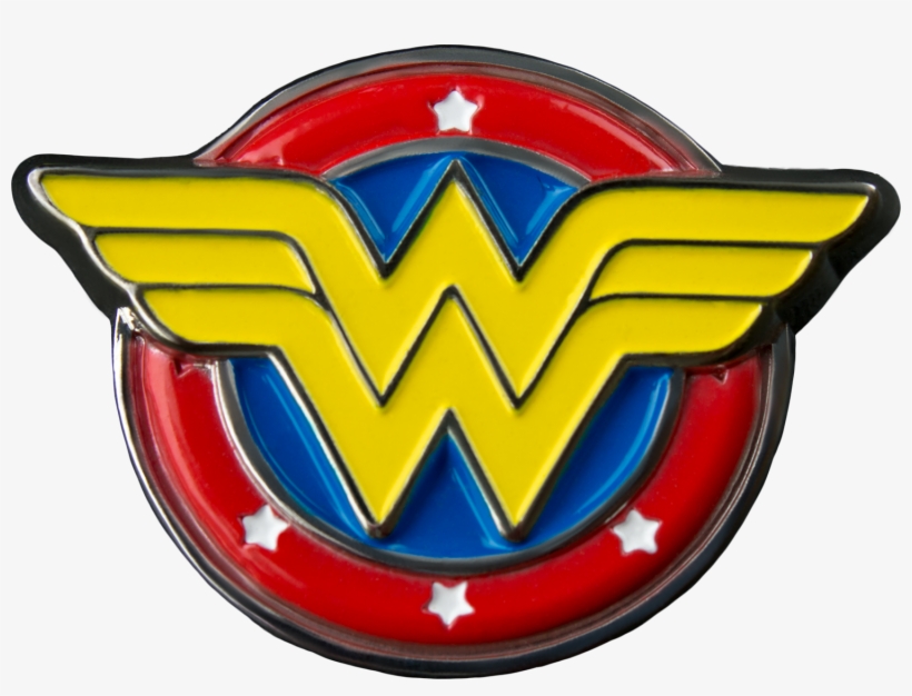 Logo Colour Enamel Lapel Pin - Wonder Woman Enamel Pin, transparent png #6556