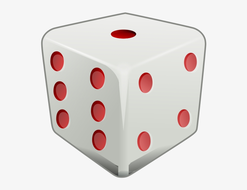 Red Dice Clip Art At Clker - Cube In Everyday Life, transparent png #6726