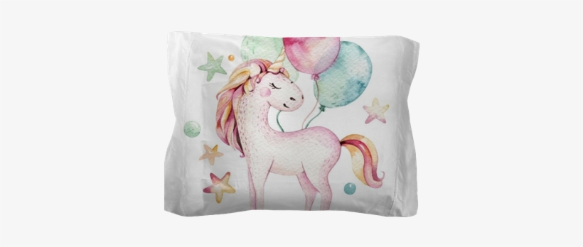 Isolated Cute Watercolor Unicorn Clipart - Unicorn Believe In Magic And Yourself, transparent png #6751