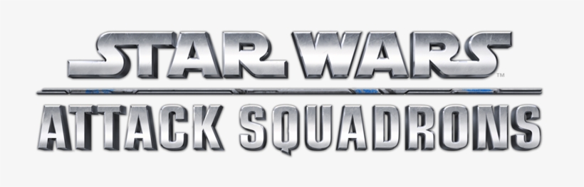 Star Wars Attack Squadrons Transparent Logo - Metal, transparent png #6755