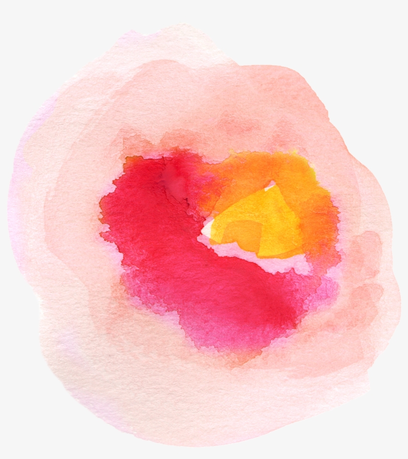 Free Fall Watercolor Floral Clip Art - Watercolor Flower Clip Art Transparent, transparent png #6844