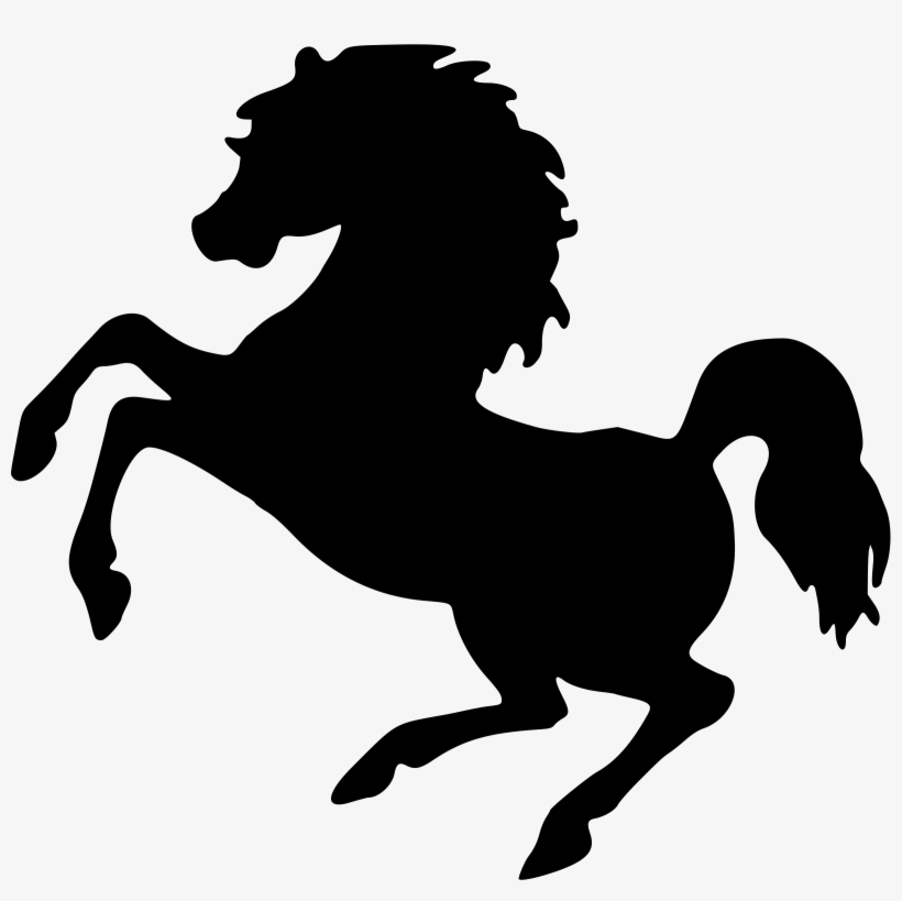 Tennessee Walking Horse Silhouette At Getdrawings - Rearing Horse Silhouettes Png, transparent png #6847