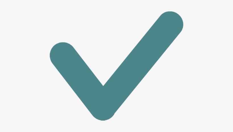 Checkmark Icon Teal - Furniture, transparent png #6877