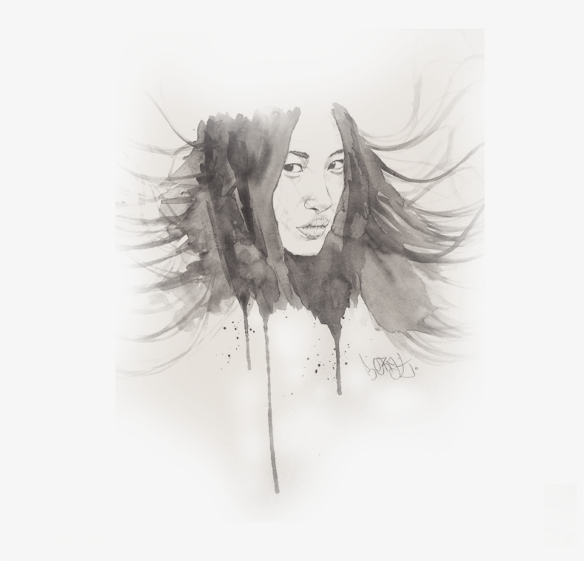 Watercolor Paintings & Drawings - Sketch, transparent png #6878