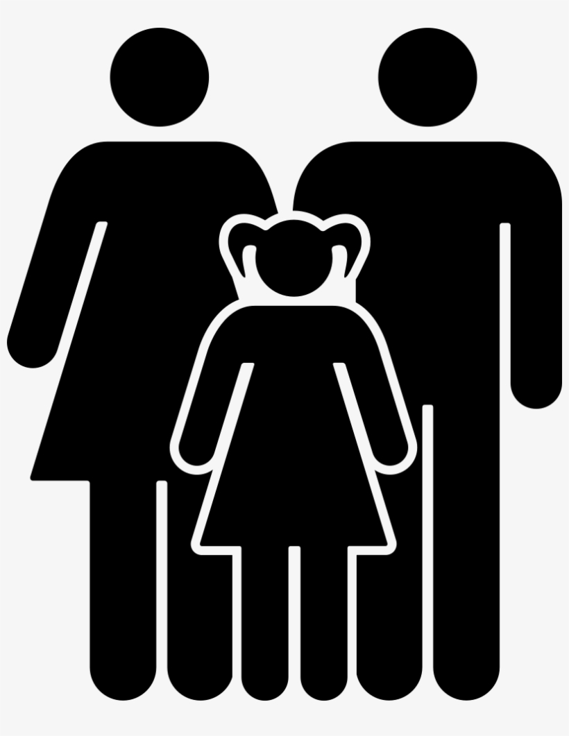 Mother Father And Daughter Family Group Comments - Son And Daughter Icon, transparent png #692