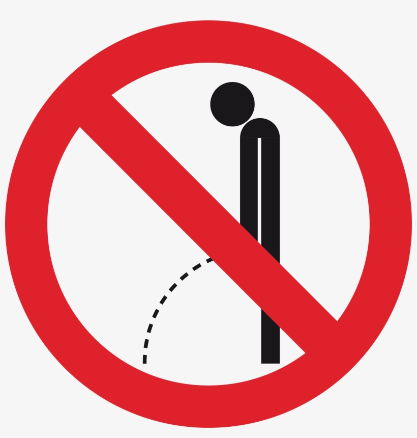 This Free Icons Png Design Of No Pissing Or Peeing, transparent png #6953