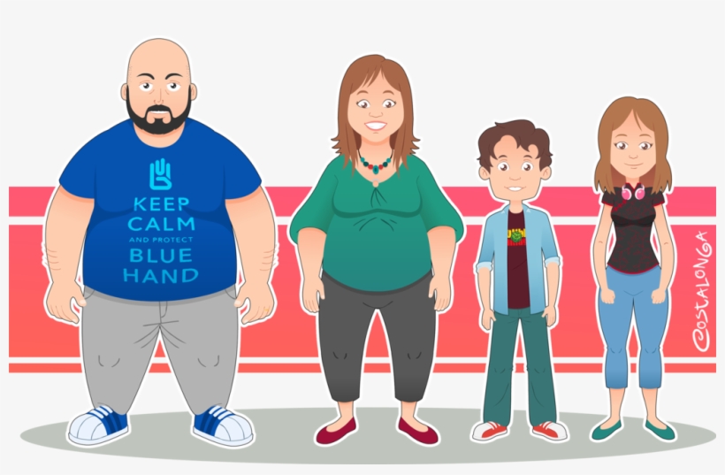 Vector Family Cartoon - Character Family, transparent png #698