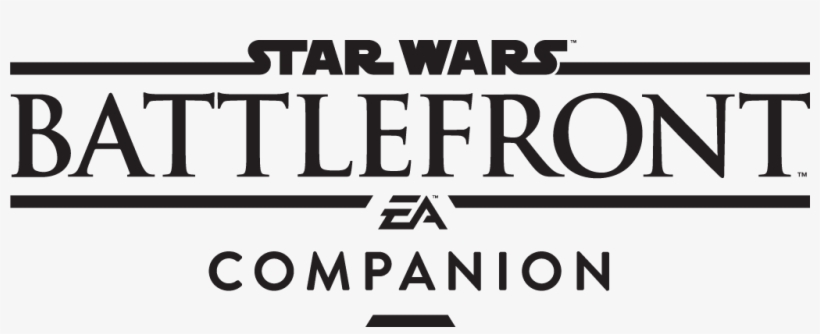 Star Wars Battlefront Logo Transparent Background - Star Wars Battlefront Battle Of Jakku Logo, transparent png #7026