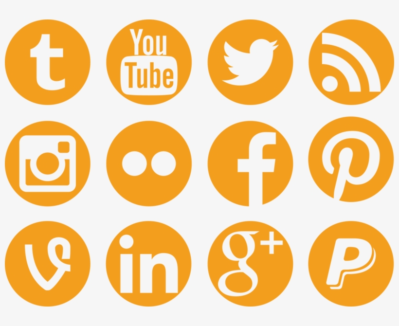 Social Media Icons Png - Marketing With Social Media 10 Easy Steps, transparent png #7120