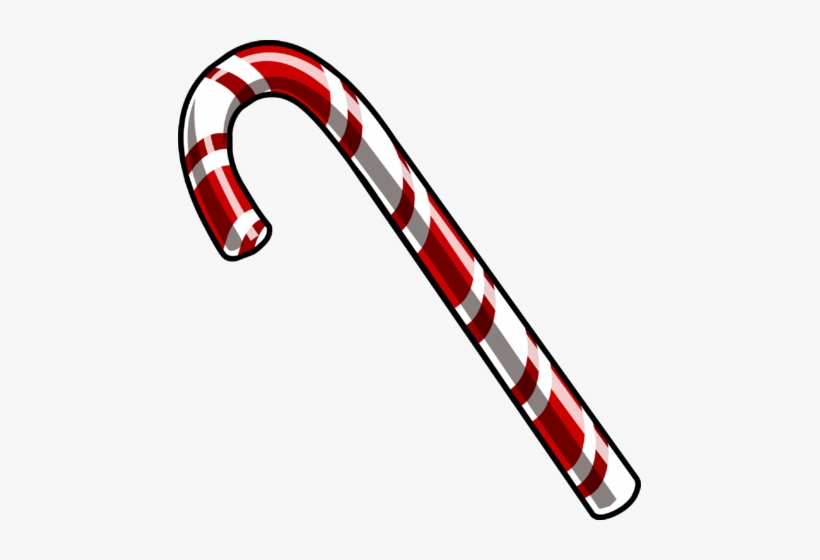 Candy Cane Cane - Candy Cane Png, transparent png #7289