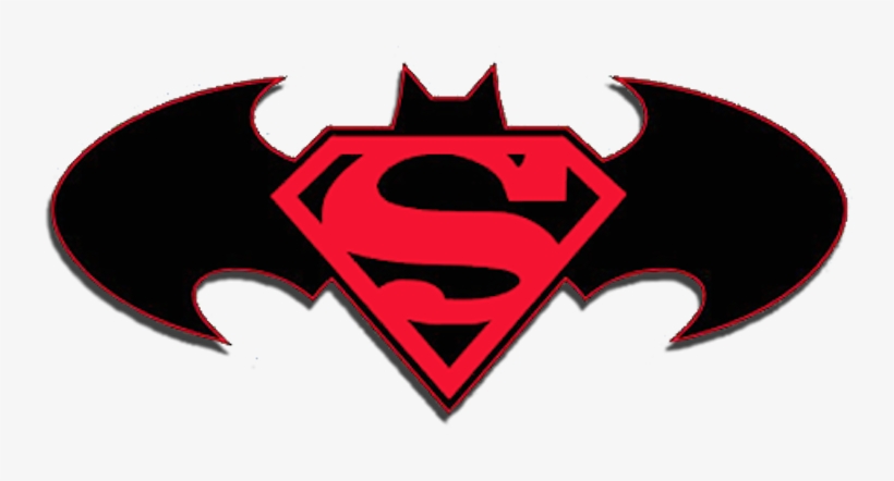 Superman Batman Logo - Superman Batman, transparent png #7460