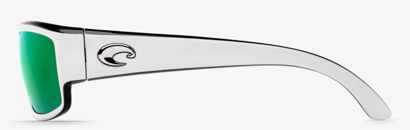 Costa Del Mar Caballito Sunglasses In White Black, - Costa Del Mar Caballito 30 White Black Sunglasses Green, transparent png #7572