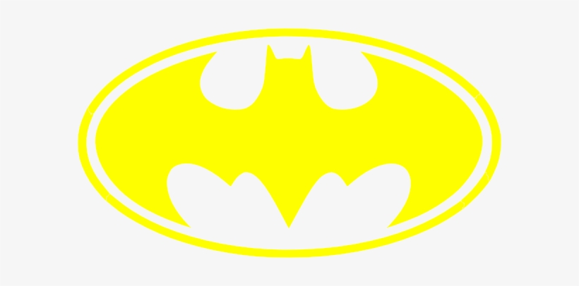 Batman Logo No Backgound Clip Art At Clipart Library - Batman Logo Yellow  Bat - Free Transparent PNG Download - PNGkey